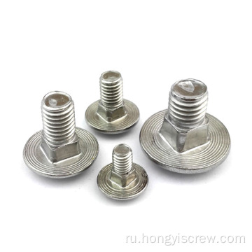 M3 307A Carriage Bolt из нержавеющей стали